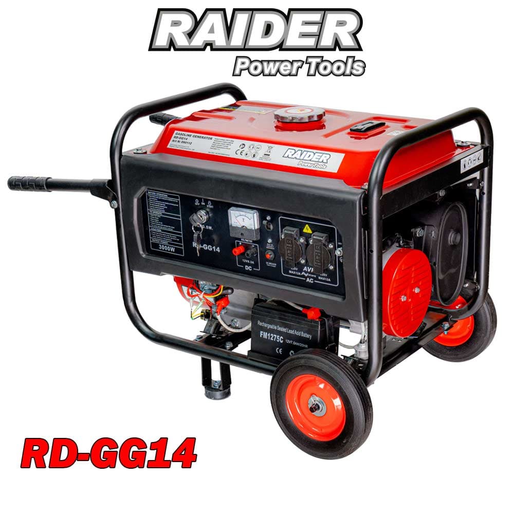 Бензинов генератор RAIDER RD-GG14, 3kW