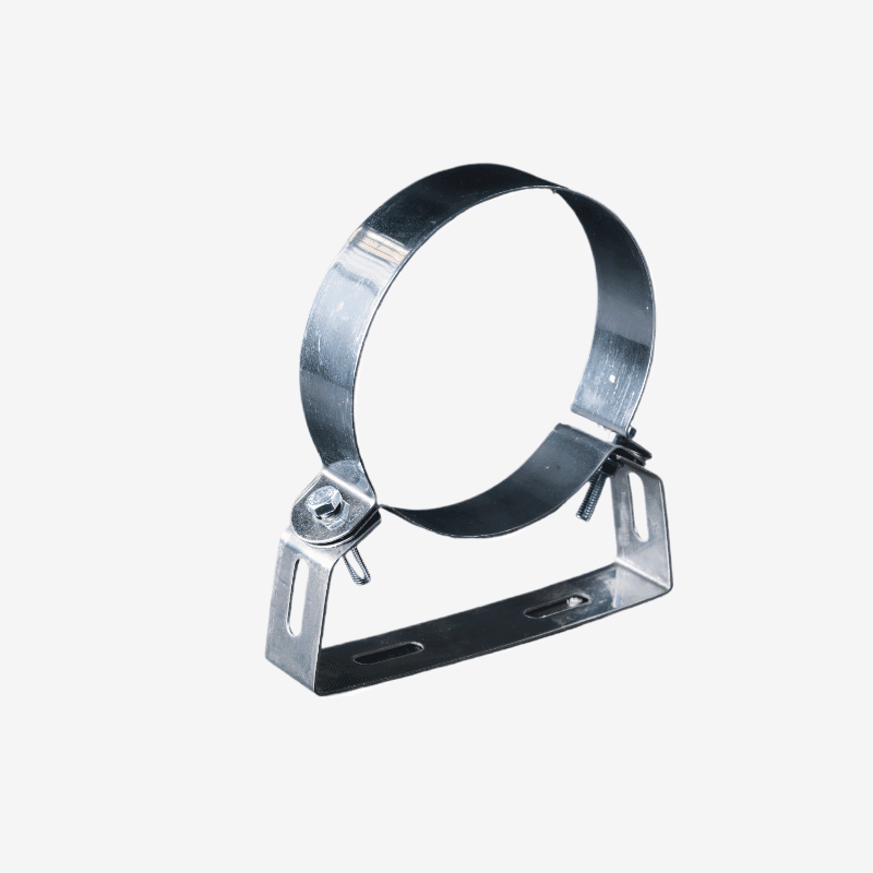 Скоба INOX за димоотвод — асортимент